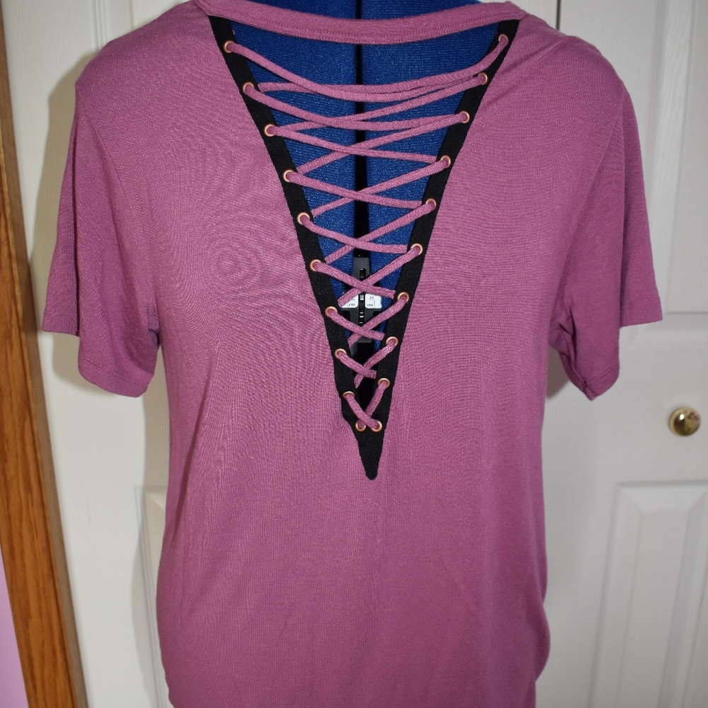 Lace-up Shirt